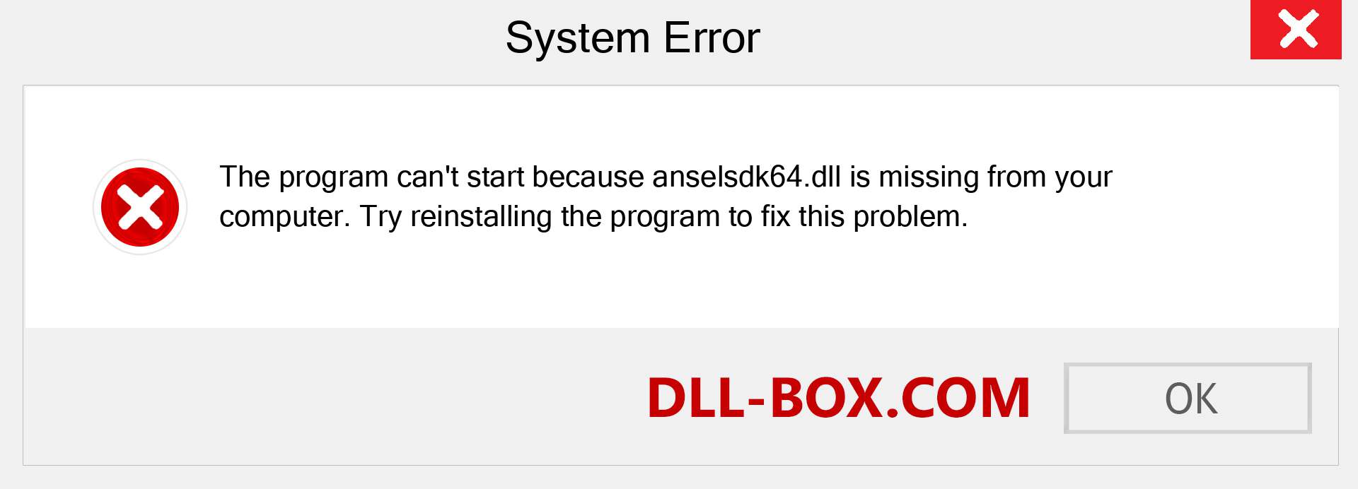  anselsdk64.dll file is missing?. Download for Windows 7, 8, 10 - Fix  anselsdk64 dll Missing Error on Windows, photos, images